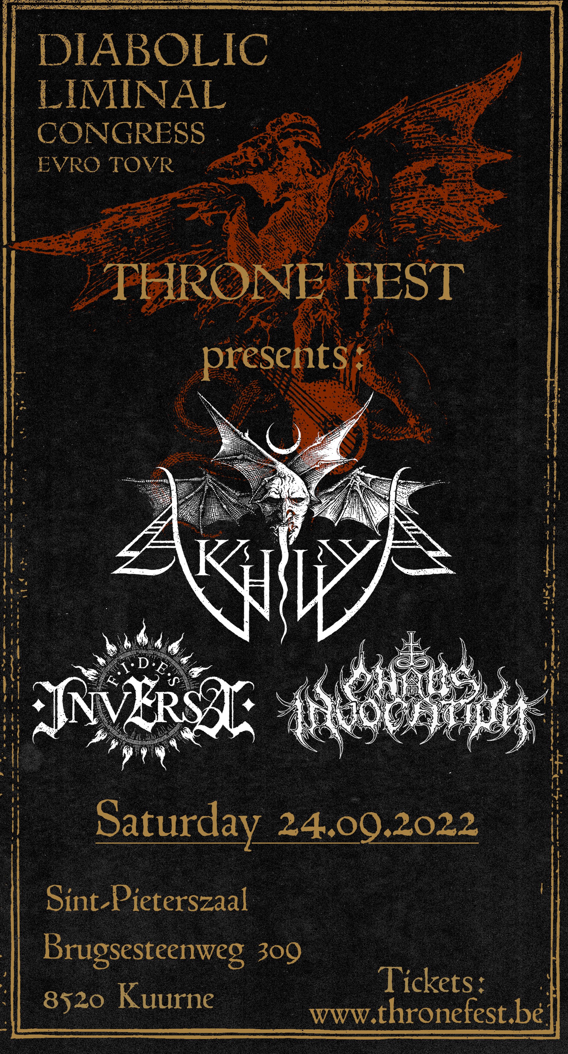 Throne Fest presents: Akhlys, Fides Inversa, Chaos Invocation